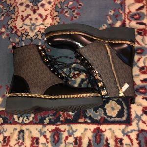 Michael Kors combat boots